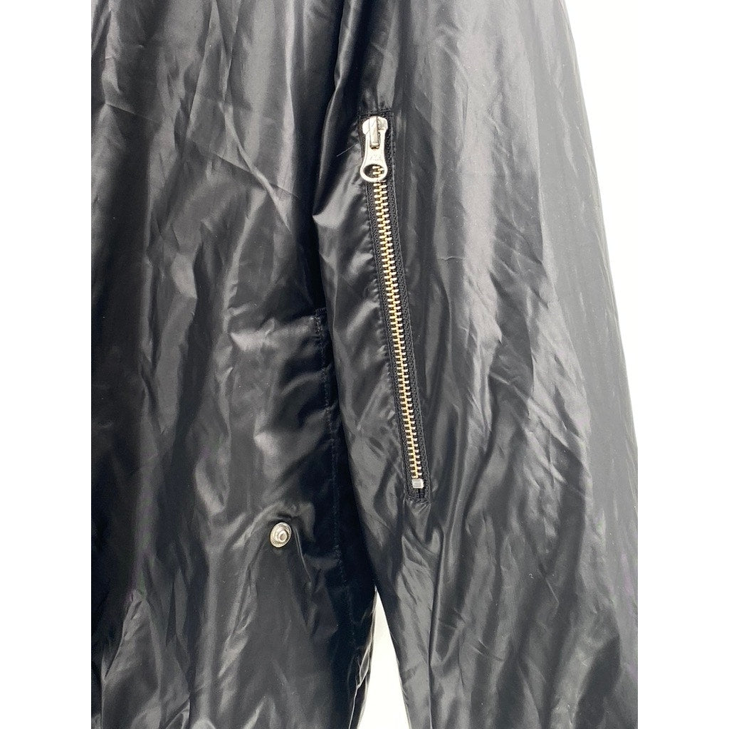 HEART & DAGGER Men’s Black Zip-Up Long Sleeve Bomber Jacket SZ M