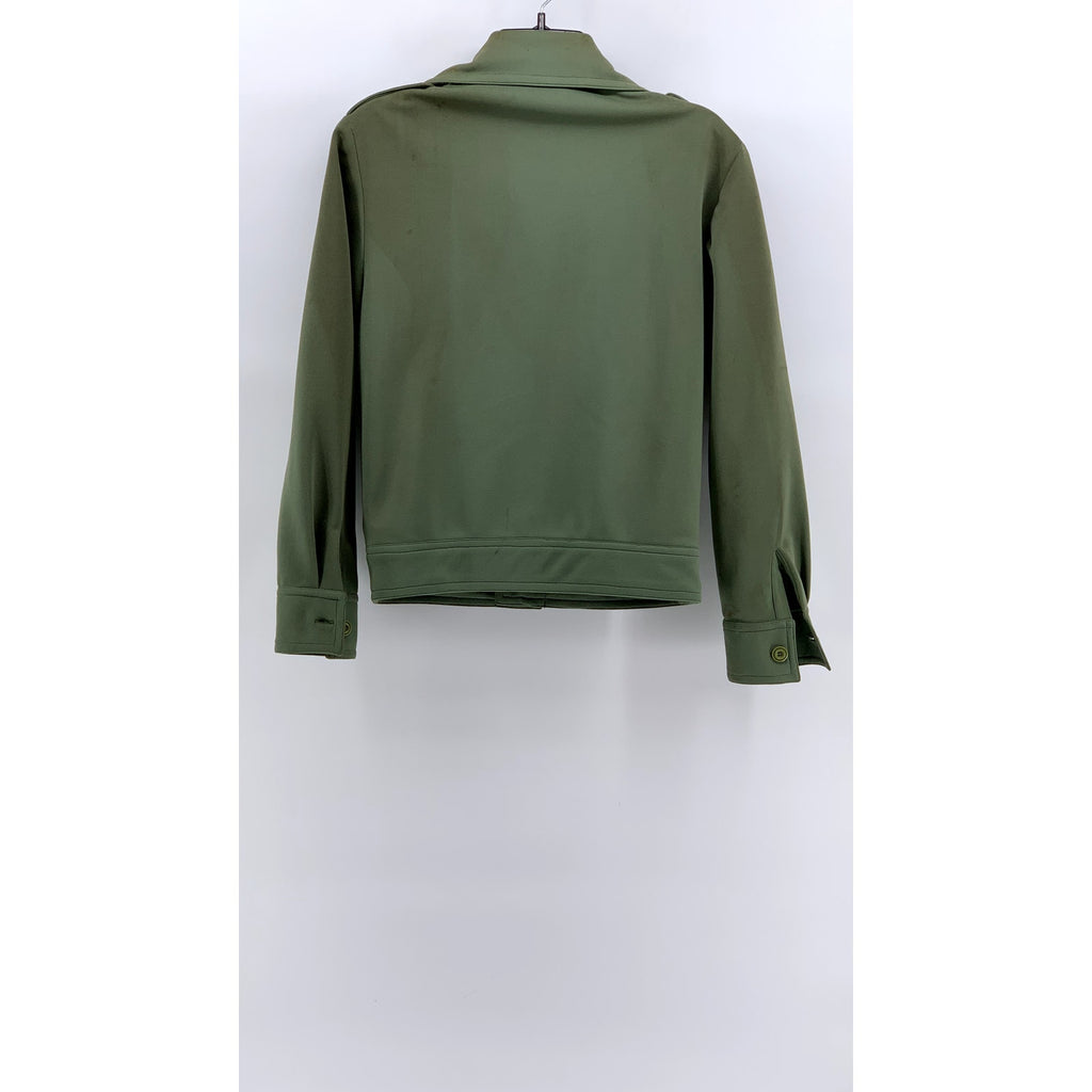 UNBRANDED Women's Green Utility ZIp-Up Jacket SZ S