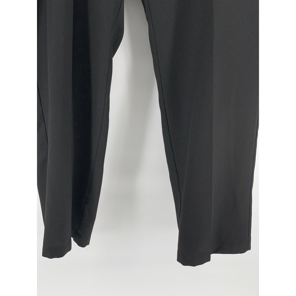 HAGGAR Men's Black Cool18 Pro Classic-Fit Straight-Leg Pant SZ 40X31