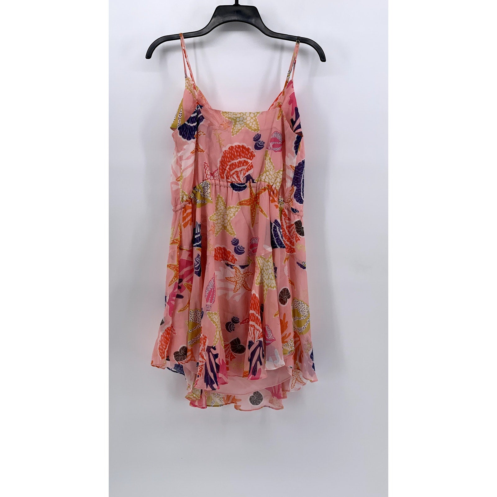 MILLY Women's Pink Eva Seashell Print Mini Dress SZ 8