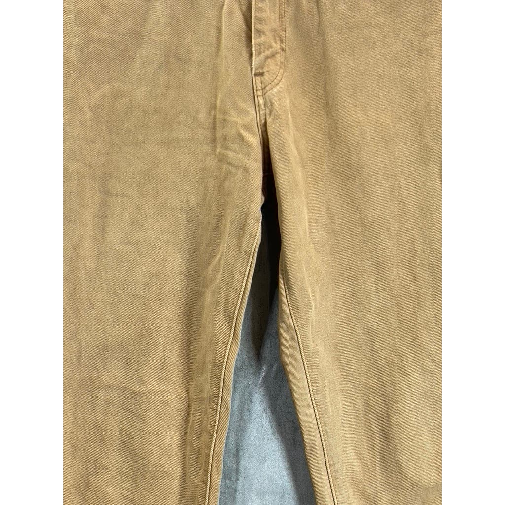 LEVI'S Men's Tan Stay Loose Tapered-Leg Non-Stretch Jeans SZ 30X32