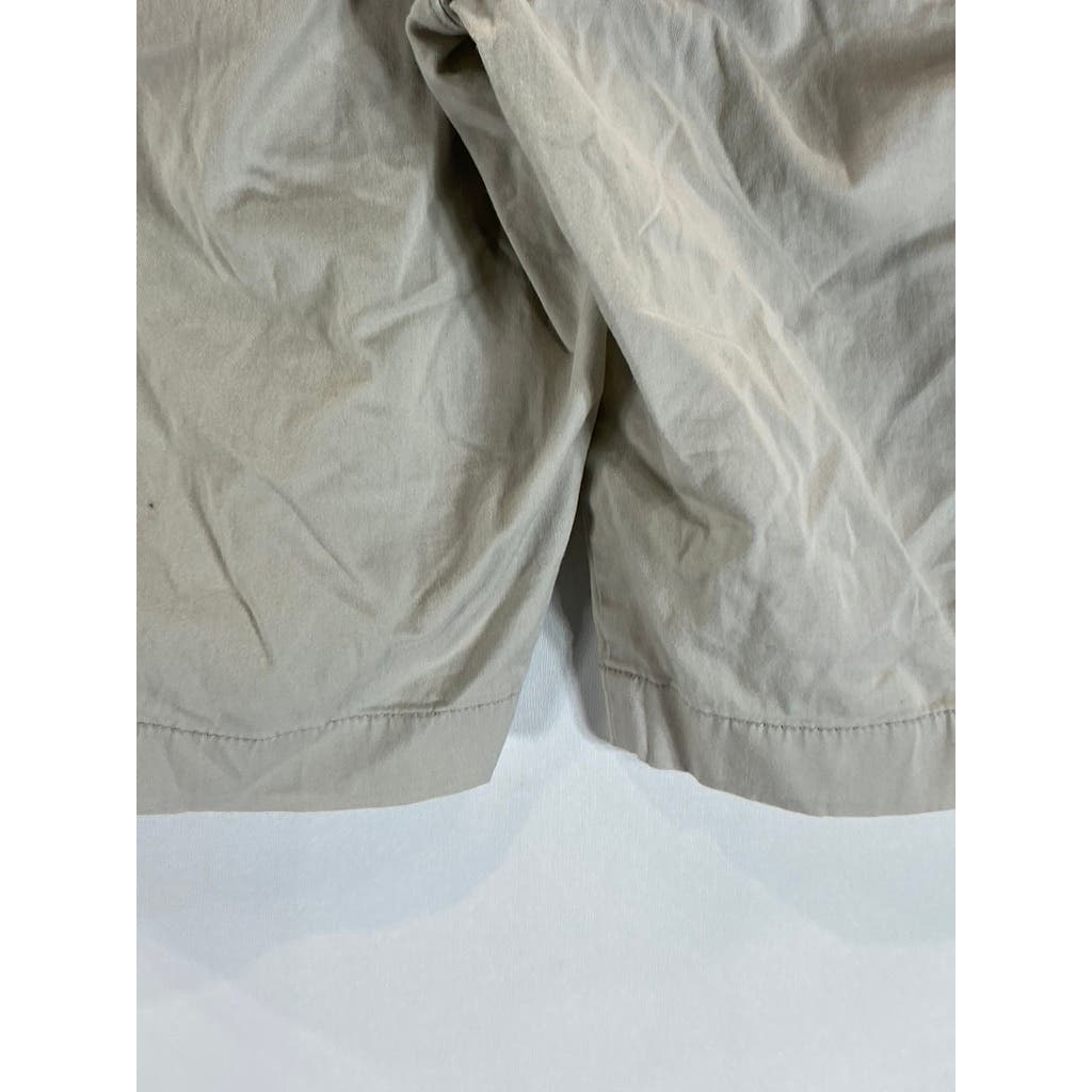 J. CREW Men's Beige Stretch 10.5" Chino Shorts SZ 33