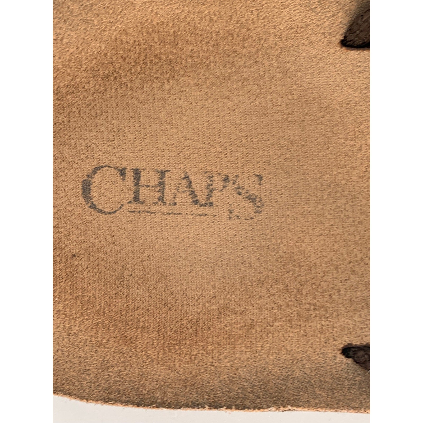 CHAPS Men's Brown Leather Thong Summer Sandals SZ 10-11