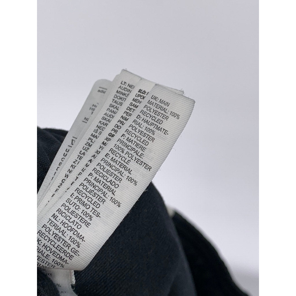 ADIDASS Men's Black-White 3-Stripe Pull-On Active Jogger Sweatpants SZ M