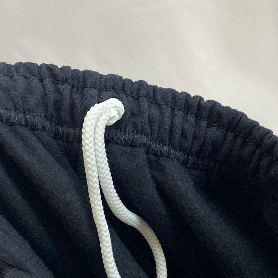 GILDAN Women's Black-Pink Heavy Blend Fleece Syd City Logo Casual Sweatpant SZ S