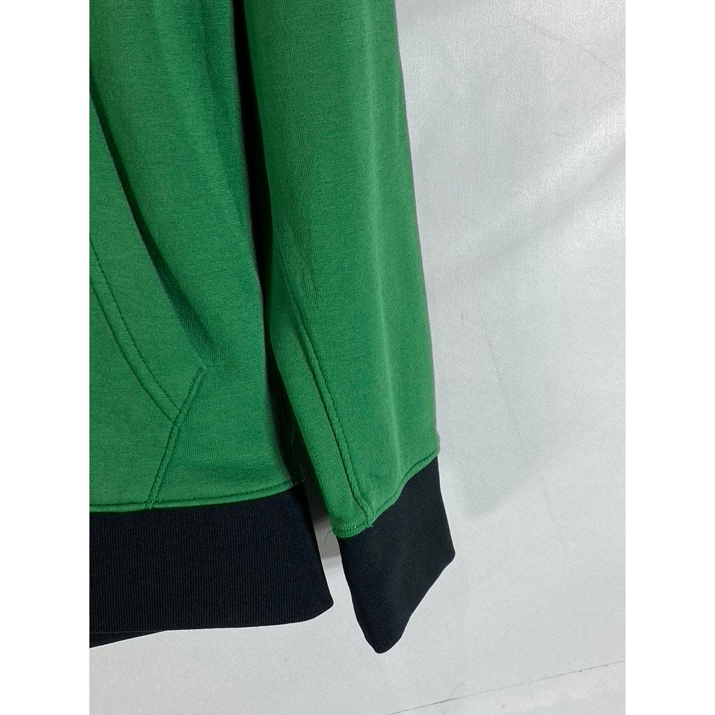 NIKE Youth Green/Black Boston Celtics Showtime Full-Zip Hooded Sweater SZ M