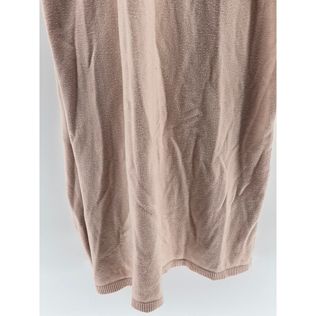 EXPRESS Women's Light Pink Open Front Balloon Elbow Sleeves Duster SZ S