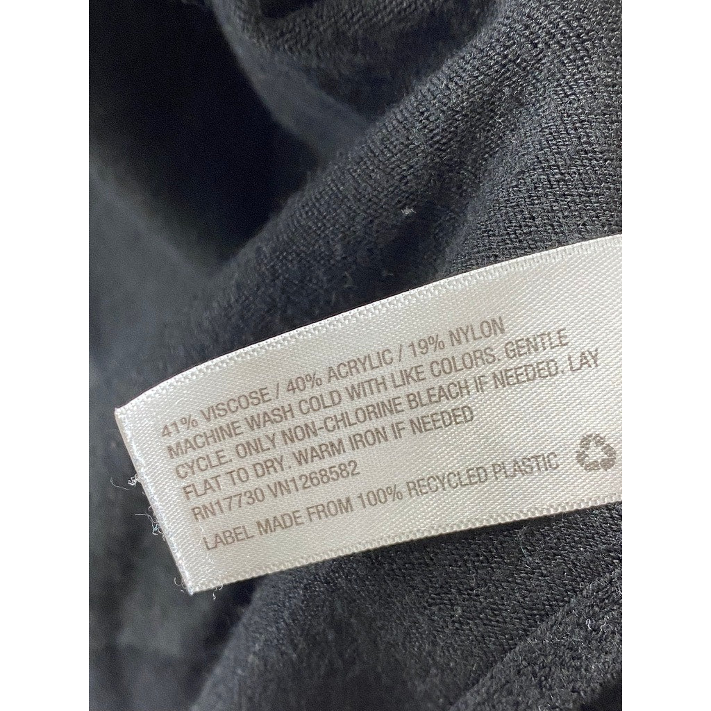 A NEW DAY X TARGET Women's Black Open-Front Knit Long Sleeve Cardigan SZ XS