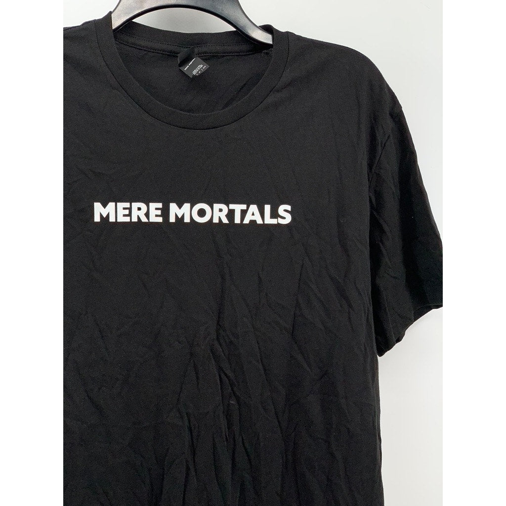 DISTRICT Men's Black Mere Mortals Graphic Crewneck T-Shirt SZ S