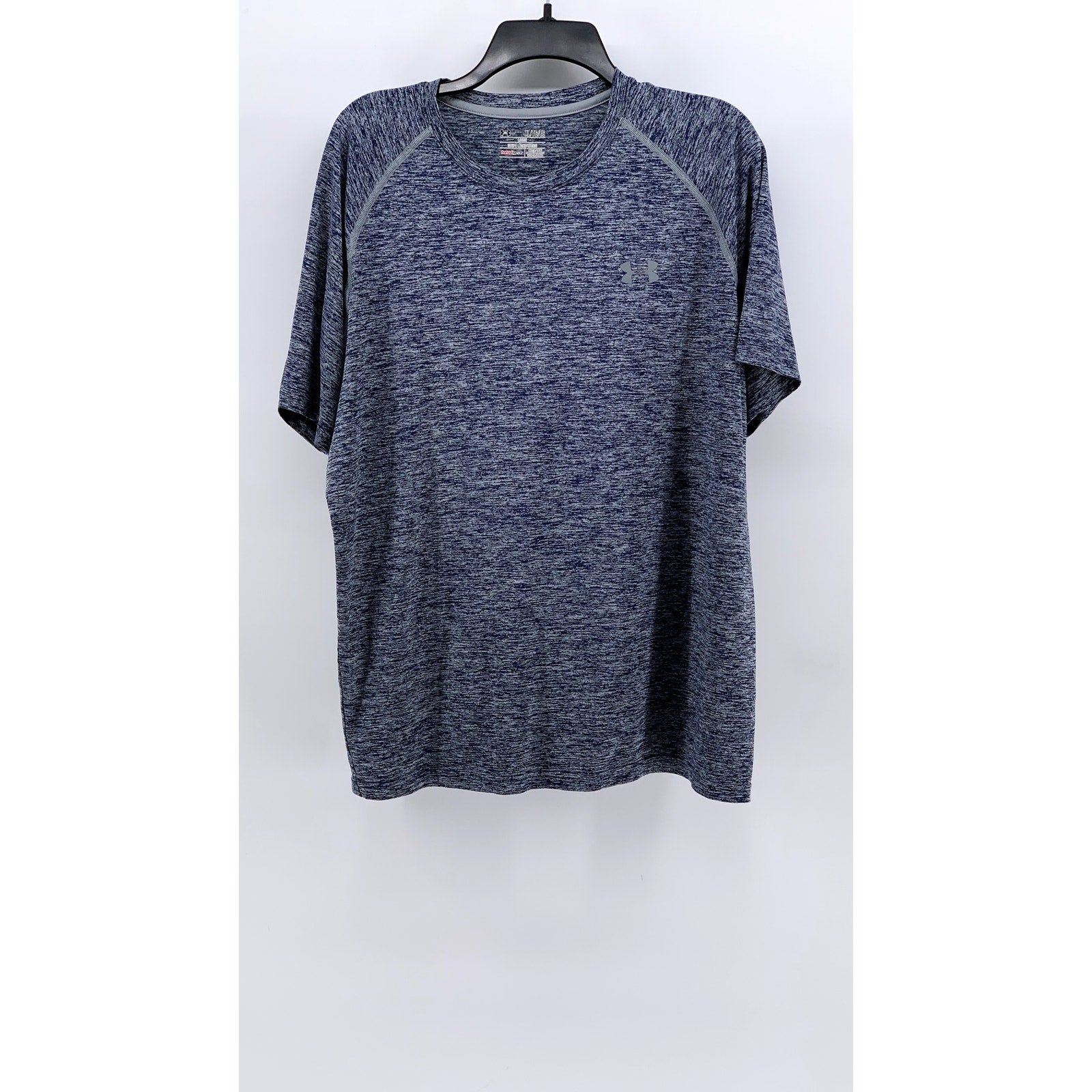 UNDER ARMOUR Men's Blue HeatGear Loose Fit Short Sleeve T-Shirt SZ XL