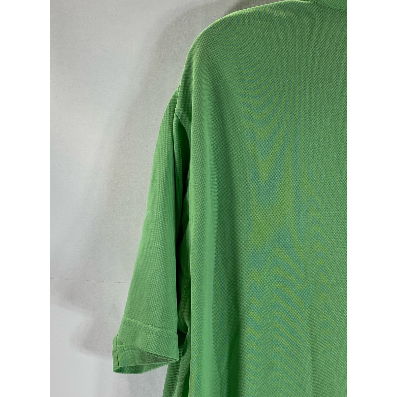 PETER MILLAR Men's Green The Ocean Course Summer Comfort Short Sleeve Polo SZ L