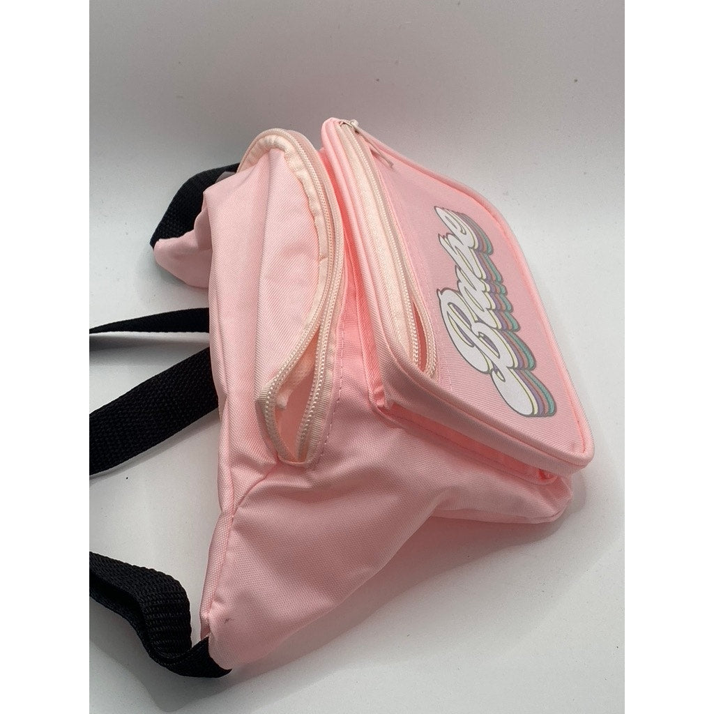 UNBRANDED Women’s Light Pink Babe Logo Fanny Pack SZ OS