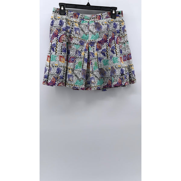 PRINCE SPORTSWEAR Women's Vintage 90's Multi Printed Pleated Tennis Skirt SZ 10