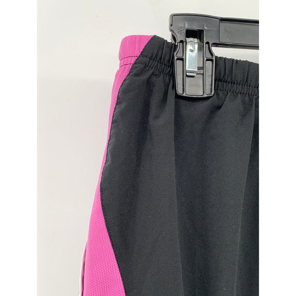NEW BALANCE Women's Black-Pink Pull-On Active Running Shorts SZ M