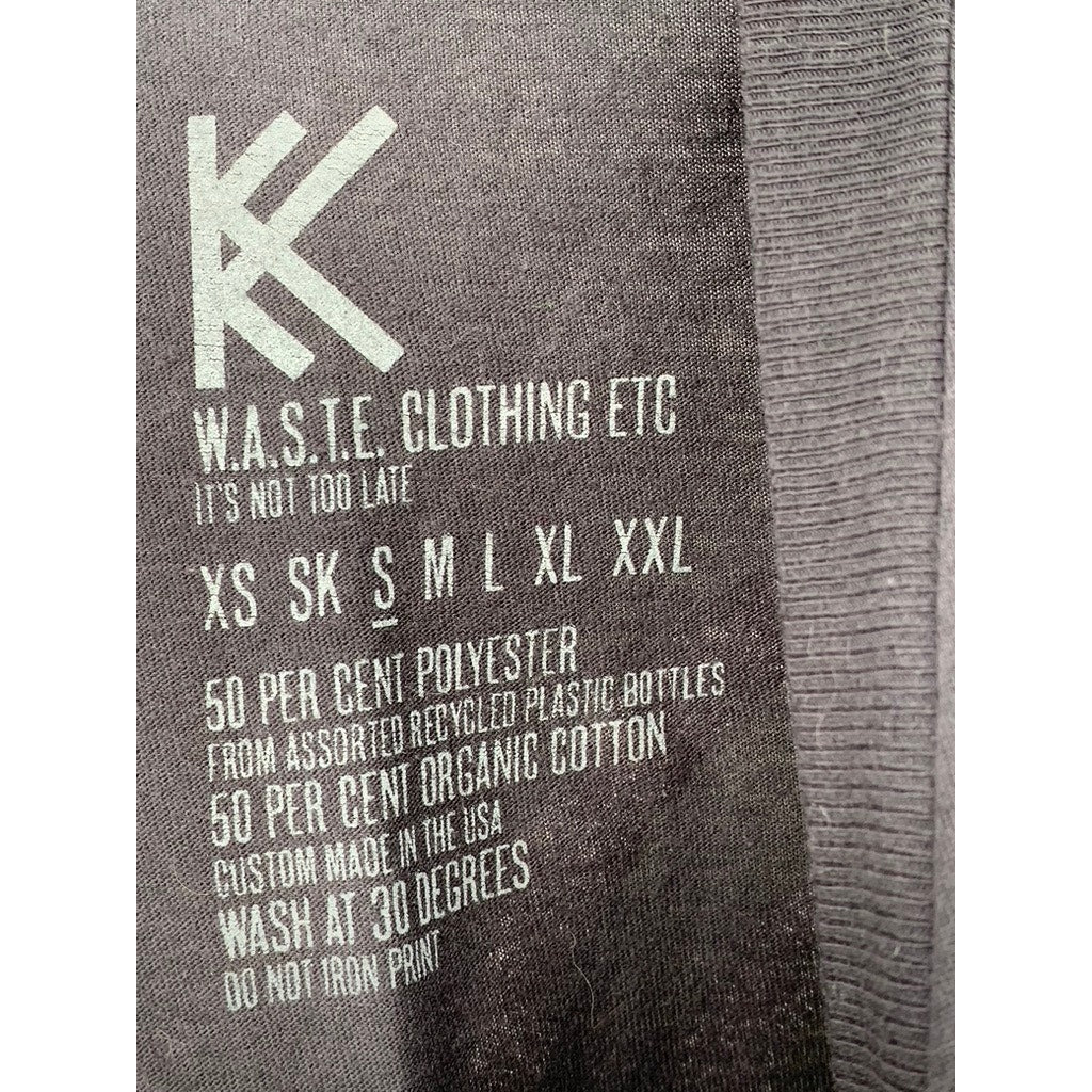 W.A.S.T.E Men's Charcoal Radiohead Graphic T-Shirt SZ S