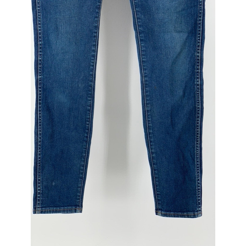 MADEWELL Women's Blue Denim High Riser Skinny Leg Jeans SZ 26