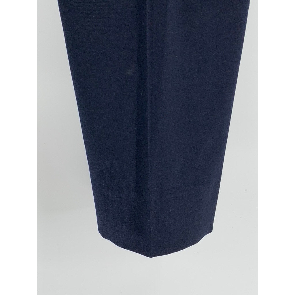 PRONTO UOMO Men's Black Solid Straight Leg Wool Pants SZ 40