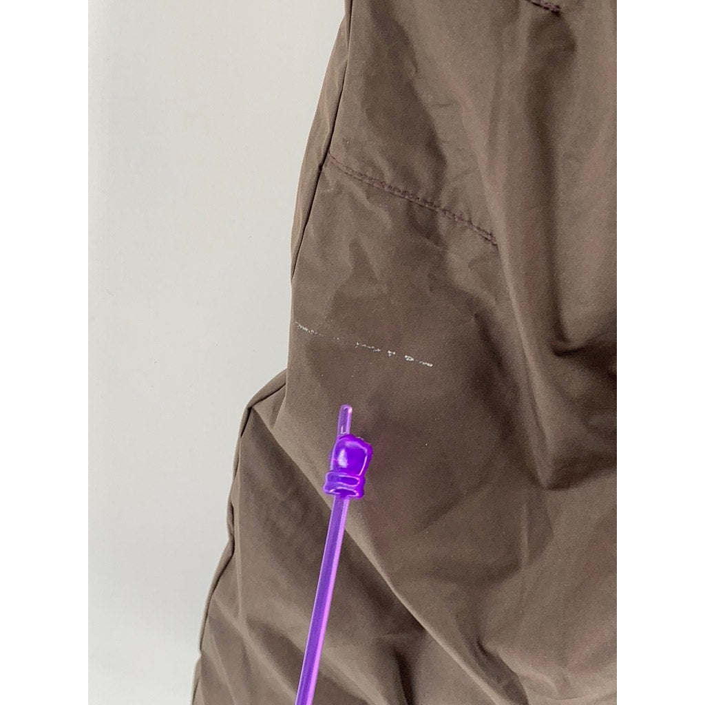 ICEBURG Women's Brown Lined Snow Ski Pants SZ L