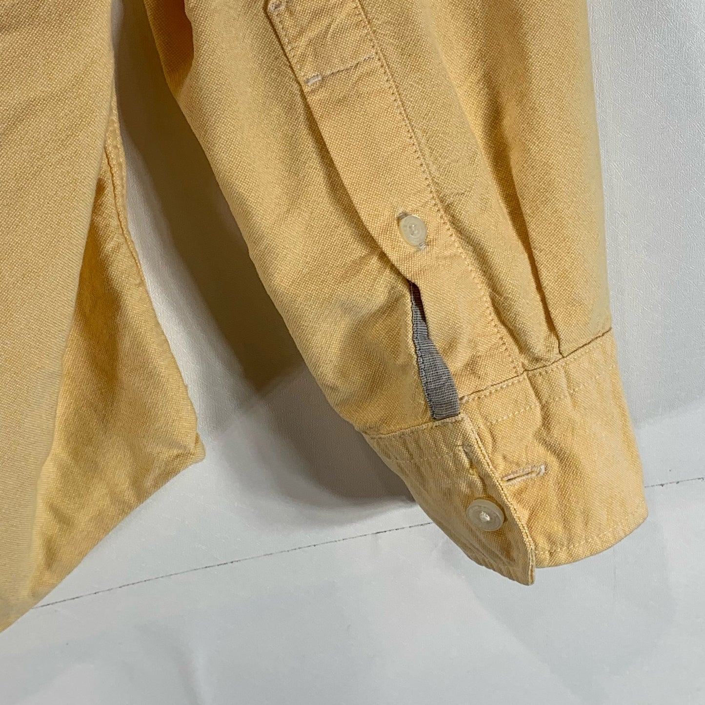 AMERICAN EAGLE OUTFITTERS Men's Yellow Seriously Soft Button-Up Shirt SZ M