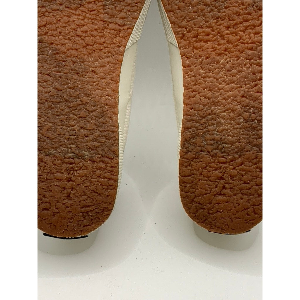 SUPERGA Unisex White Canvas Classic Sneakers SZ M6.5/W8