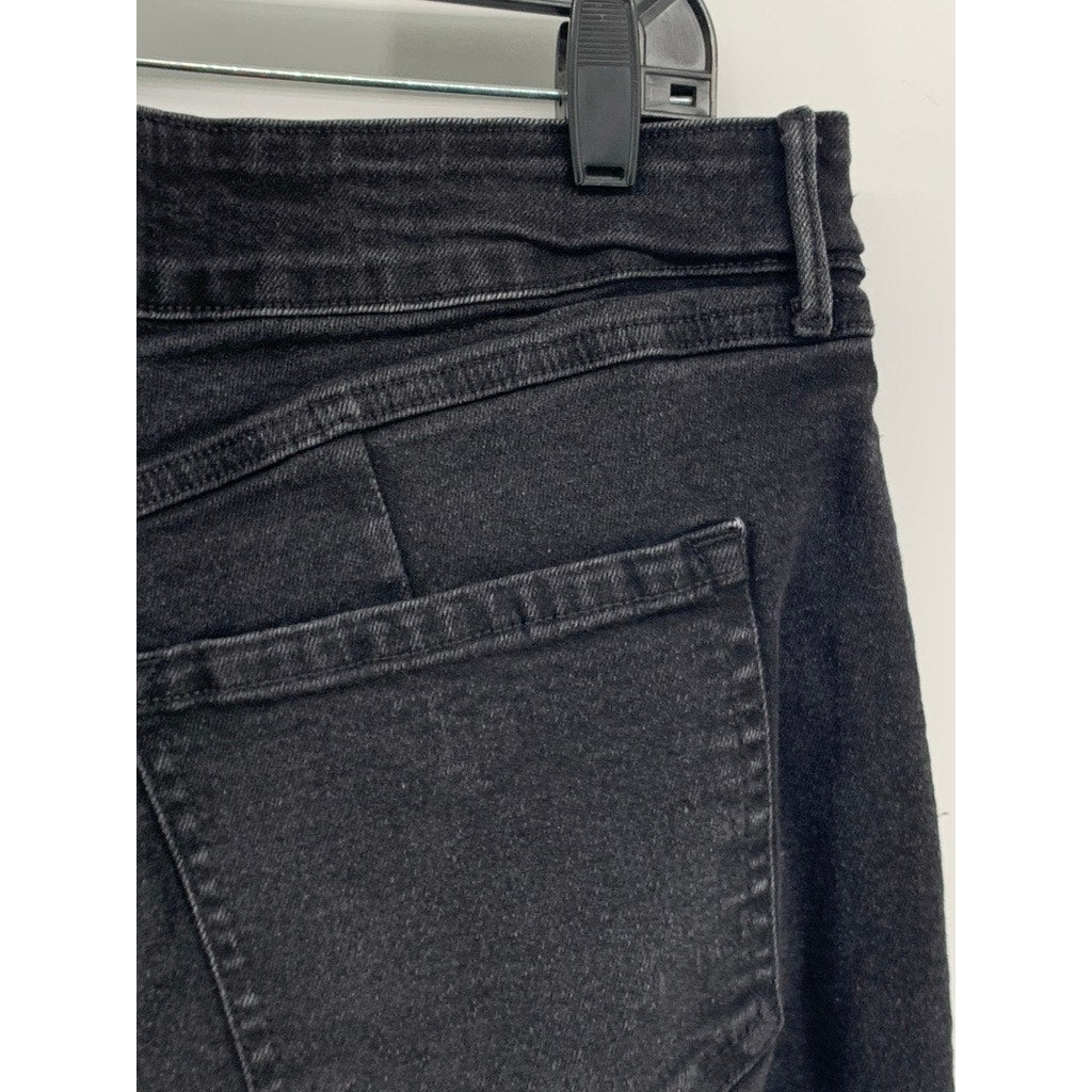 FOREVER 21 Women's Black Solid Skinny-Leg Denim Jeans SZ 16
