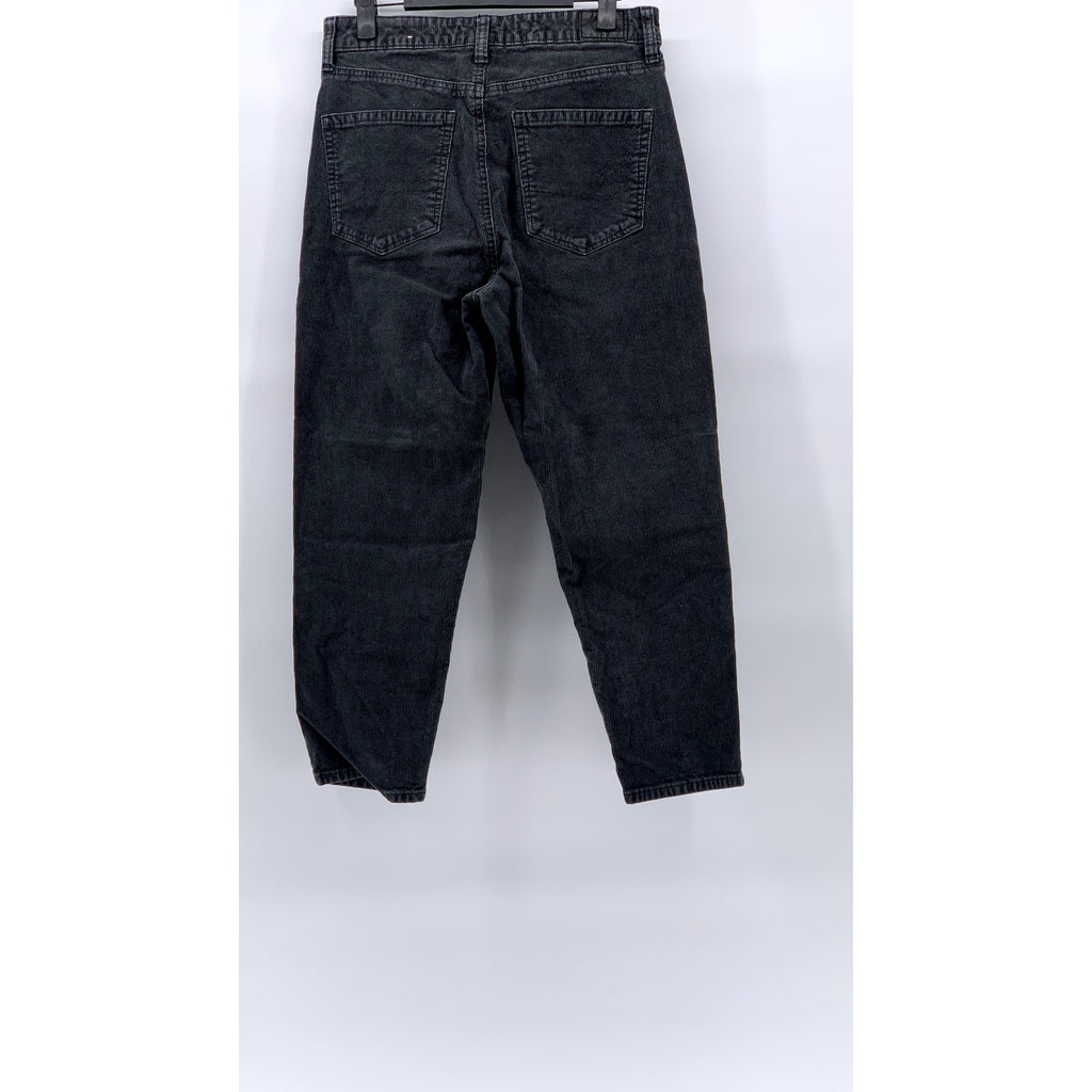 AMERICAN EAGLE Women's Black Corduroy Super Stretch X-Short Pants SZ 6