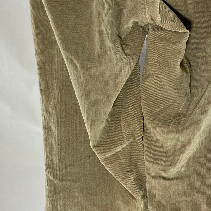 J BRAND Women's Moonstone Tan Cigarette Leg Five-Button Corduroy Pant SZ 27