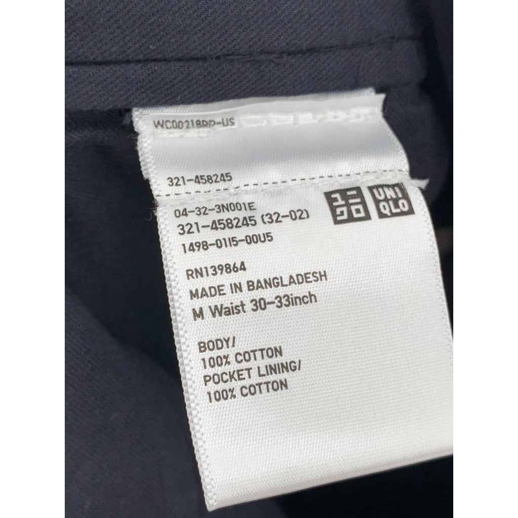 UNIQLO Men's Navy Regular-Fit Chino Shorts SZ M