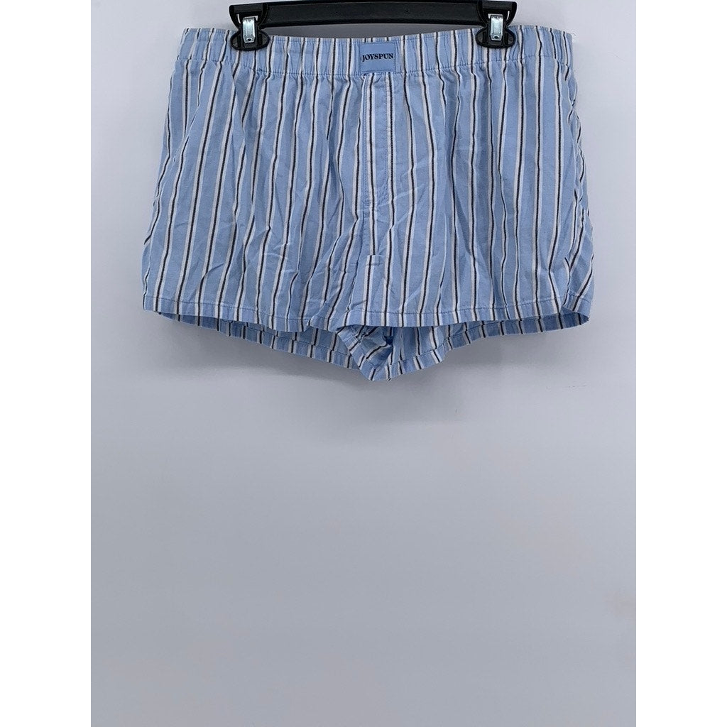 JOYSPUN Women's Blue Striped Pajama Pants SZ M