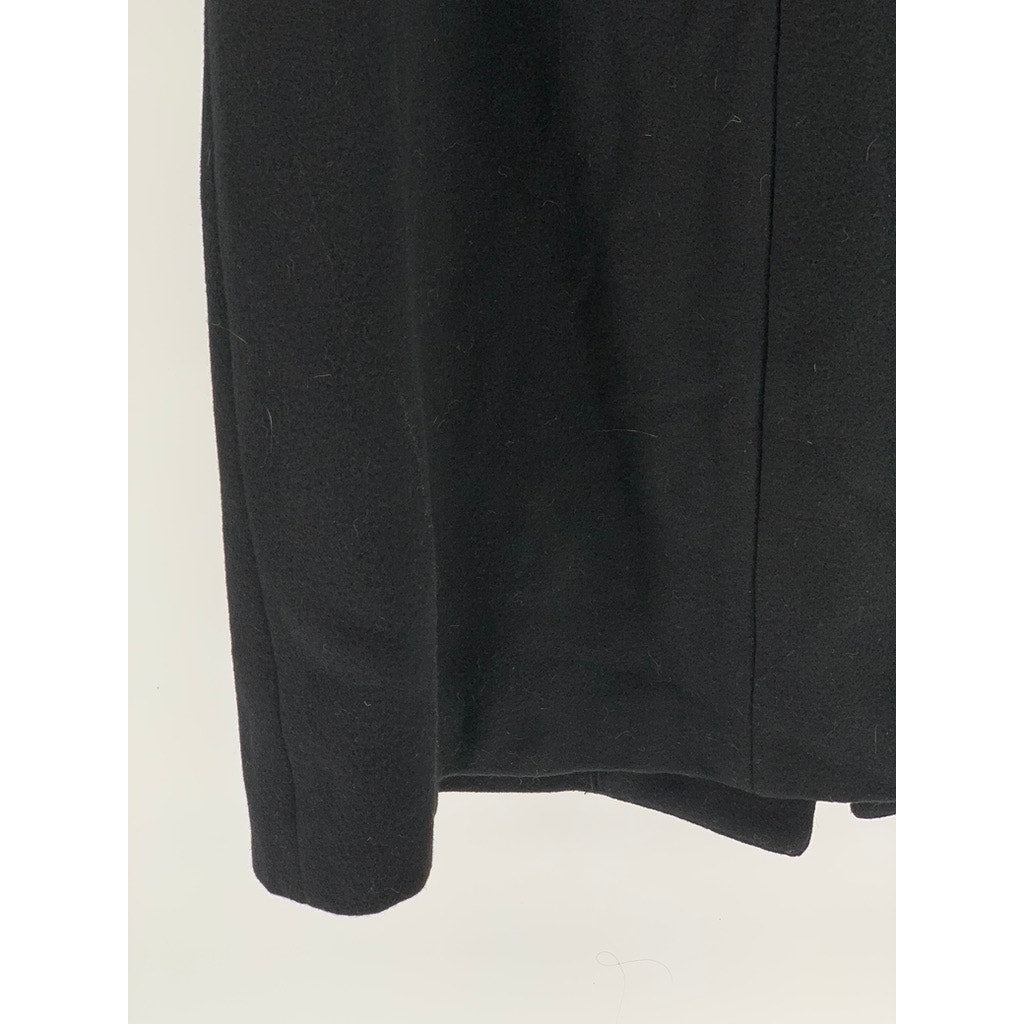 DONNYBROOK Women's Petite Black Wool Double Breast Coat SZ 12P