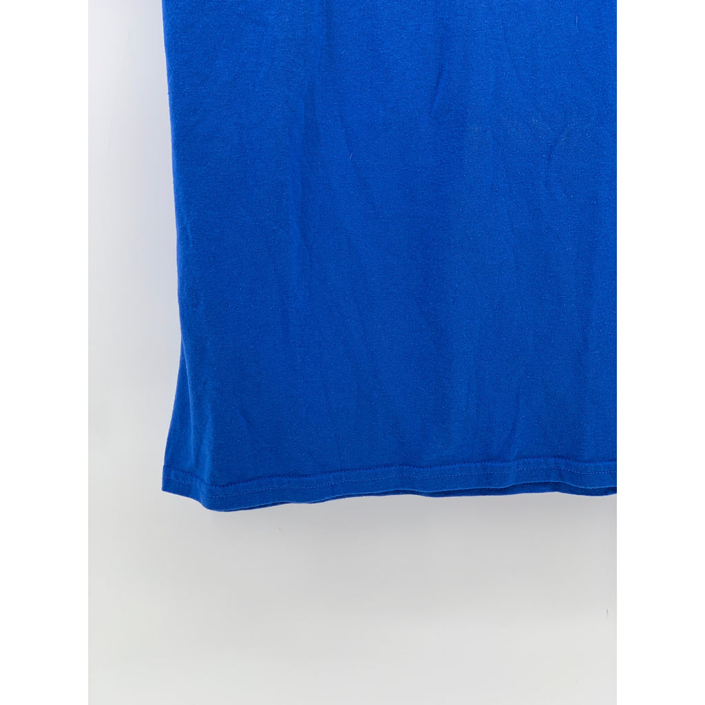 GILDAN Men's Royal Blue Phat Philly's Graphic Crewneck Short Sleeve T-Shirt SZ S