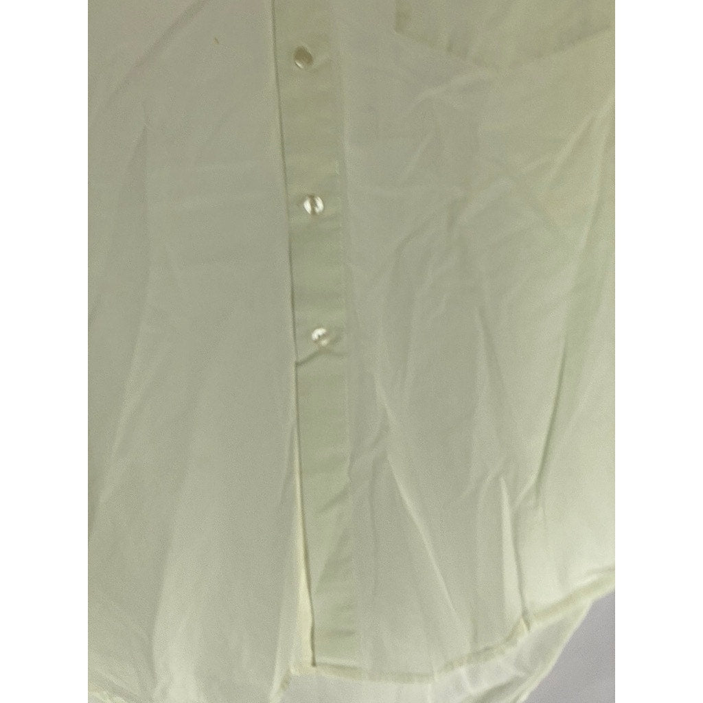 MILLIE RESORT & TRAVEL Women's White Regular-Fit Button-Up Long Sleeve Top SZ XS