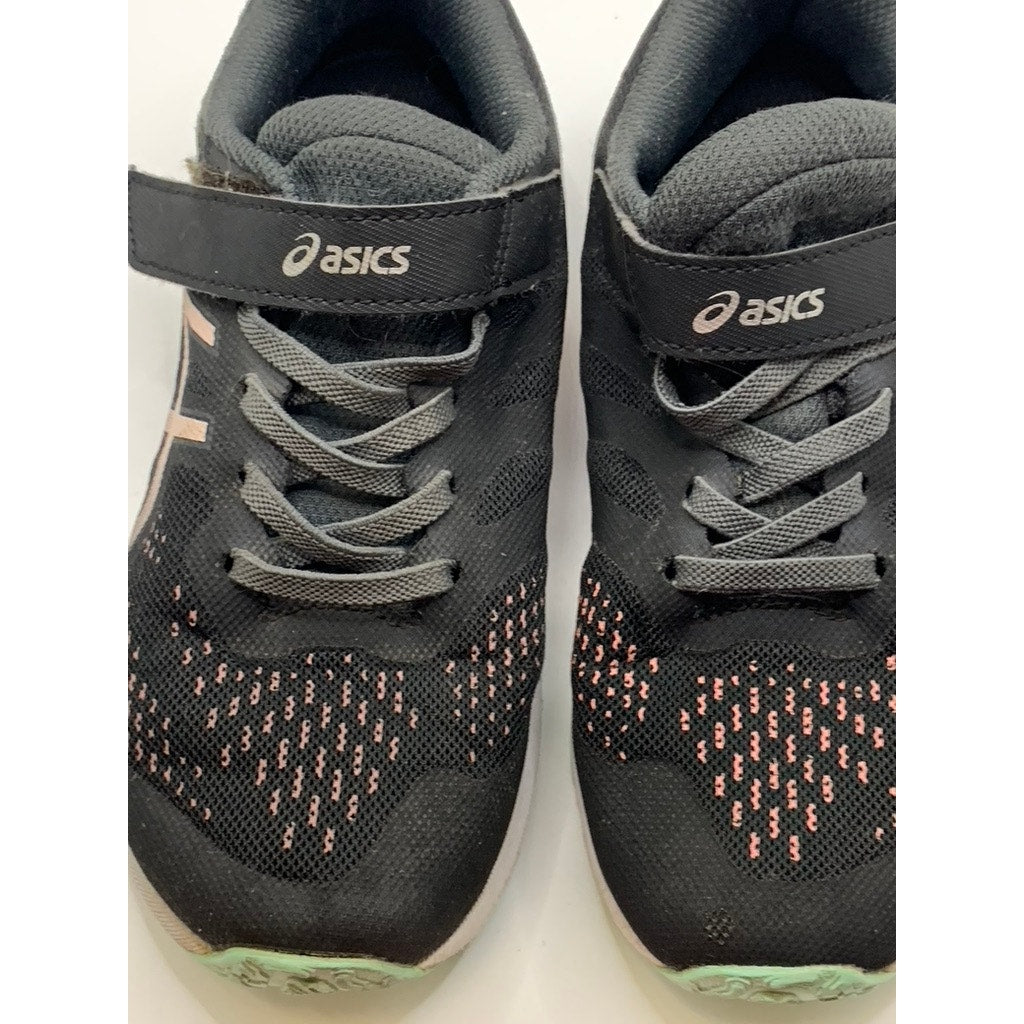 ASCIS Girls' Black Mesh Lazerbeam Running Lace-Up Sneakers SZ 2