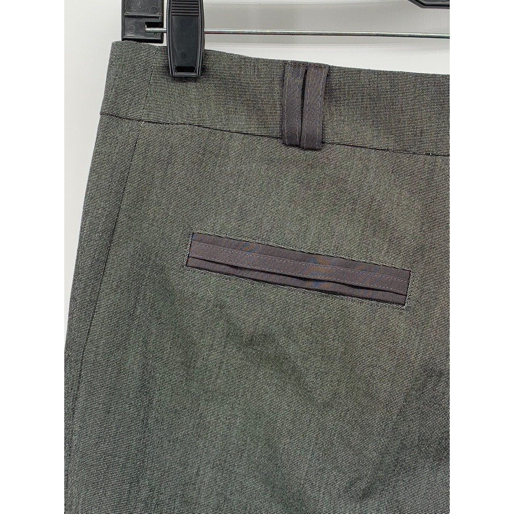 FIMAS Women's Charcoal Gray Straight Leg Pants SZ 42(US12)