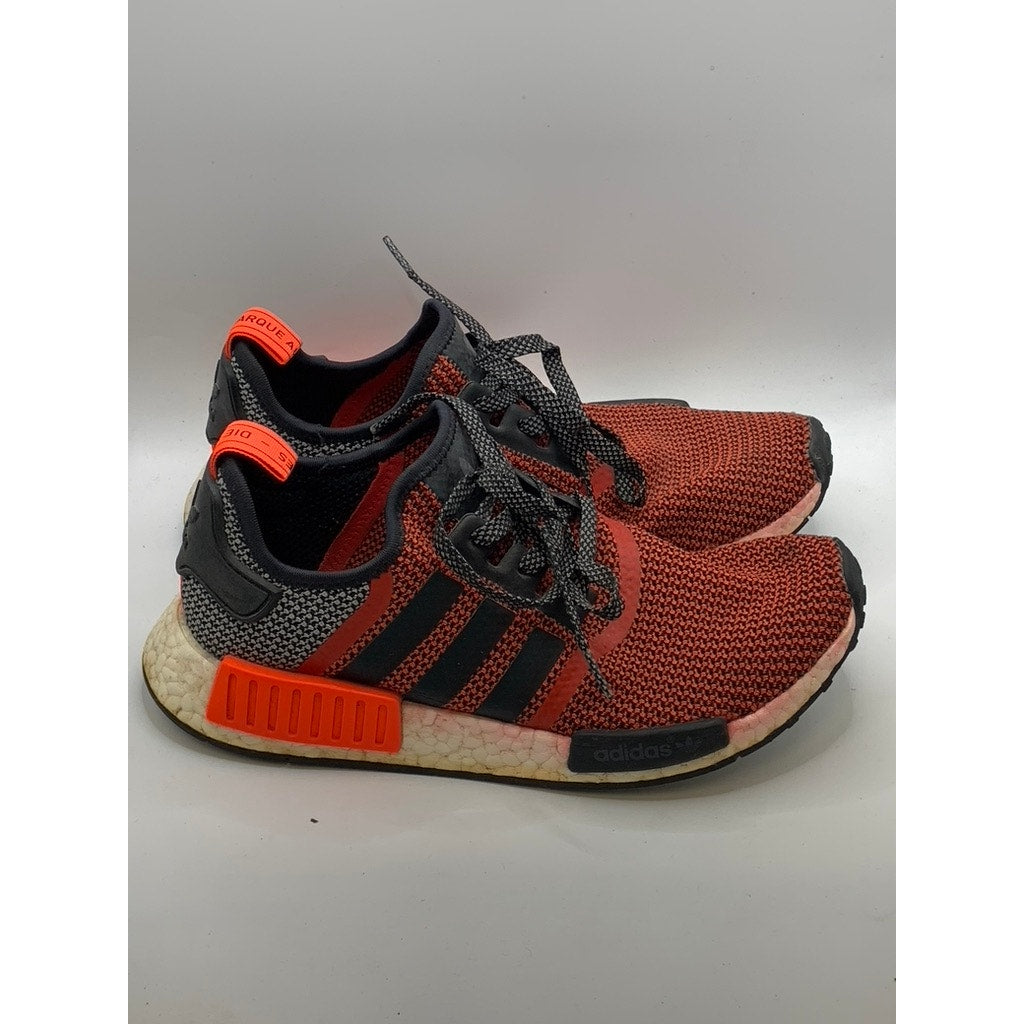 ADIDAS Men's Lush Red NMD R1 Mesh Sneakers SZ 9