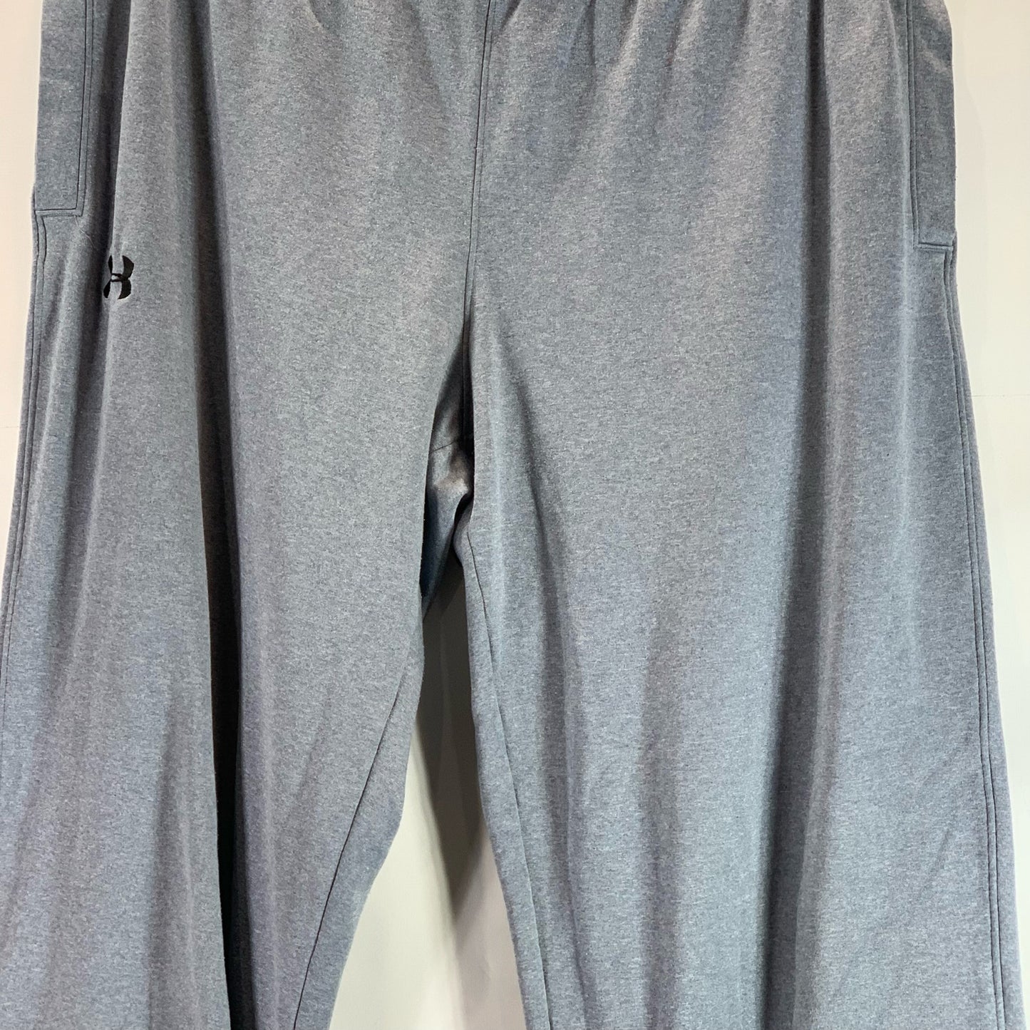 UNDER ARMOUR Men's Gray Relaxed-Fit Pull-On Sweatpants SZ L