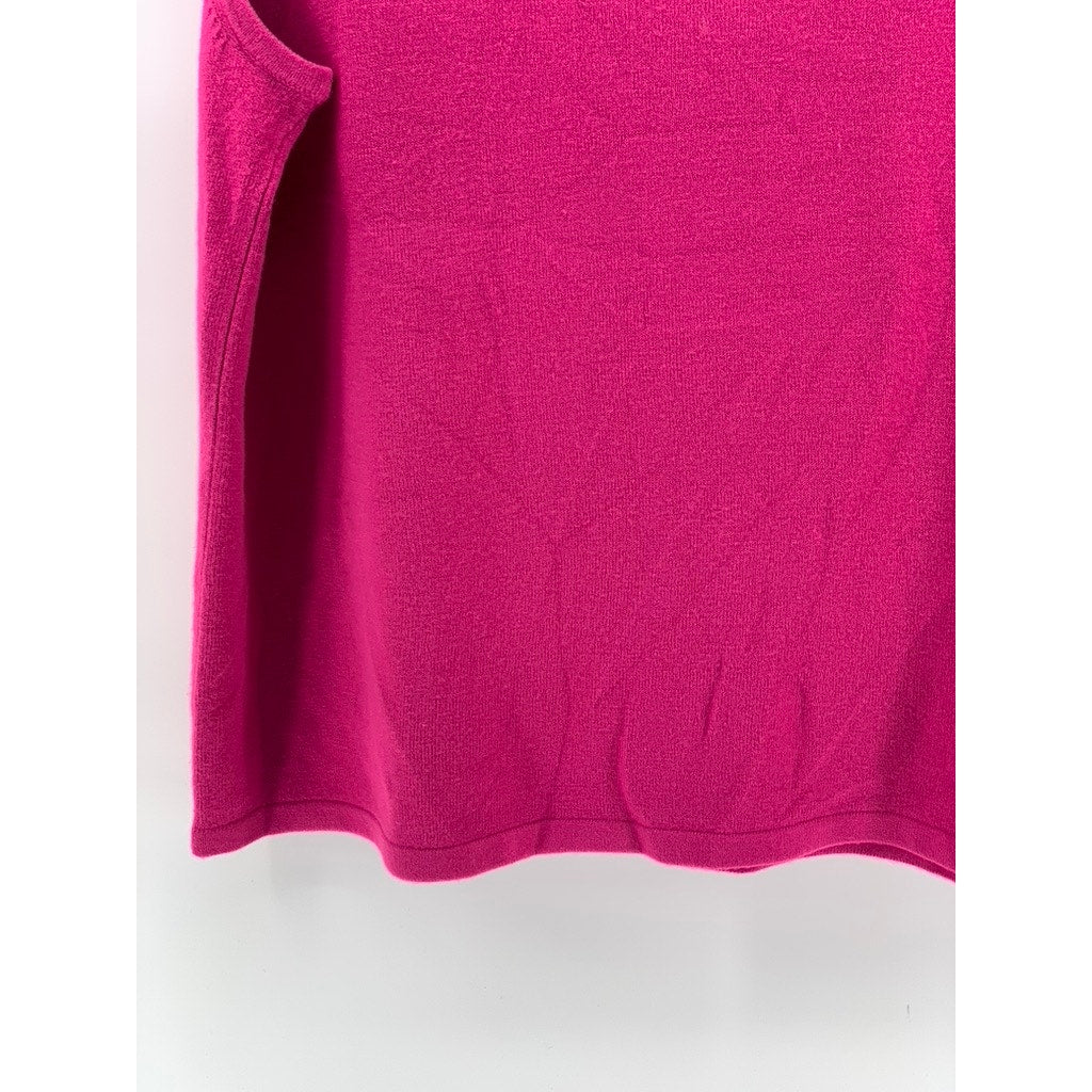KATHIE LEE Women's Plus Magenta Crewneck Sleeveless Top SZ 22W