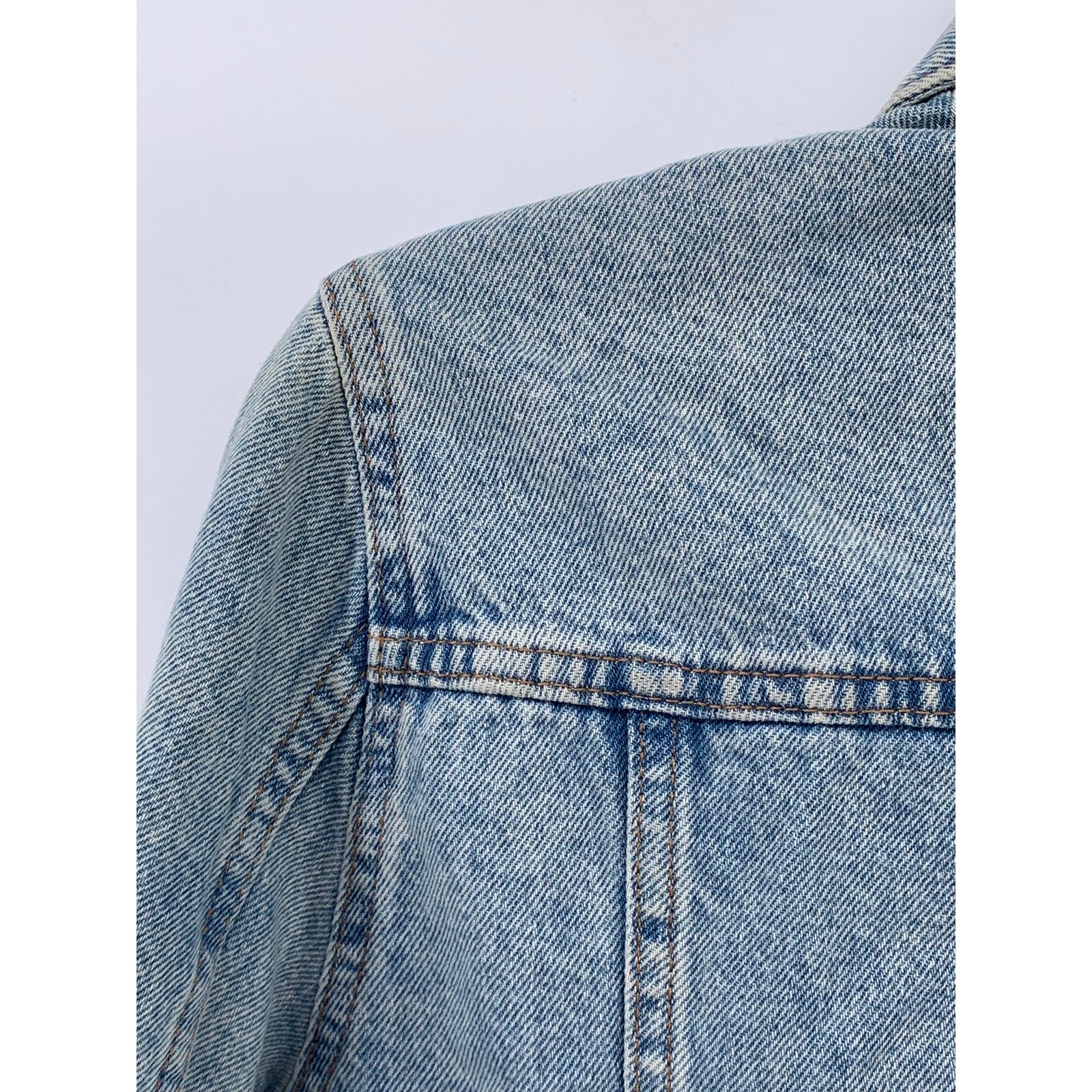 DIVIDED By H&M Women's Blue Denim Button-Up Long Sleeve Jean Jacket SZ M