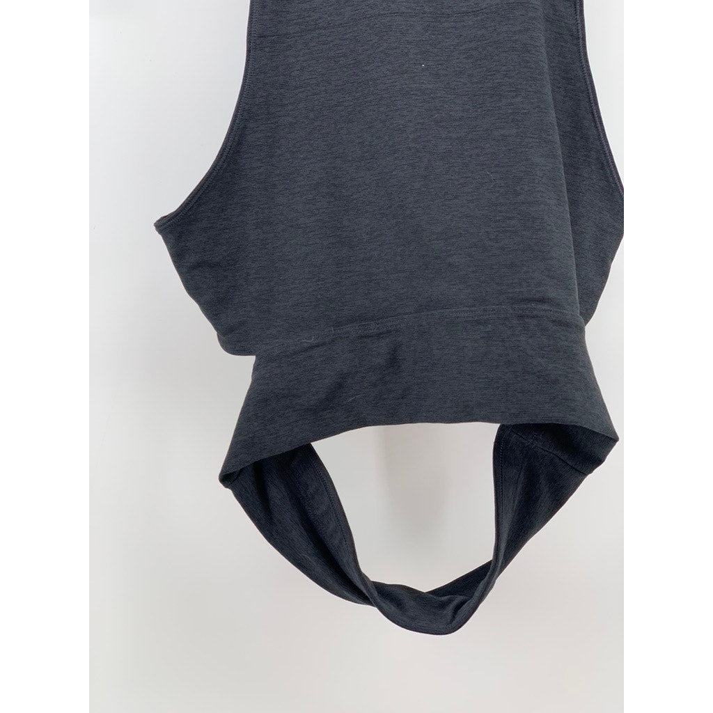 OUTDOOR VOICES Women's Black Cutout Cropped Tank Top SZ XS