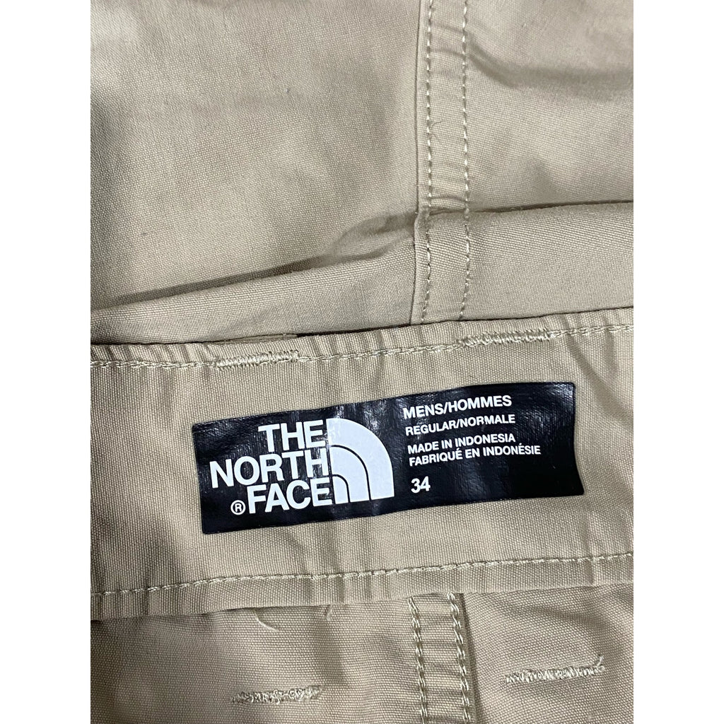 THE NORTH FACE Men's Tan Regular-Fit Chino Shorts SZ 34