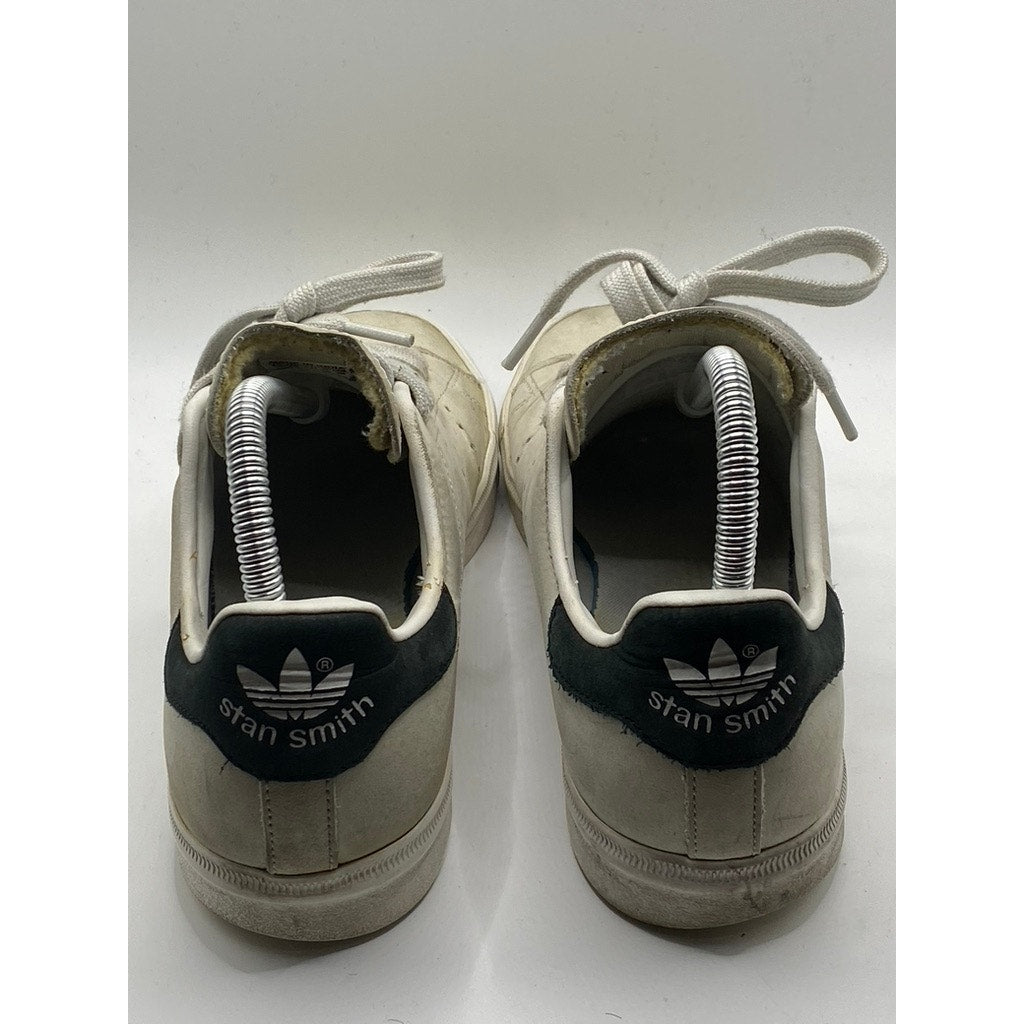 ADIDAS Women's Beige Suede Stan Smith Lace-Up Regular-Fit Casual Sneakers SZ 6.5