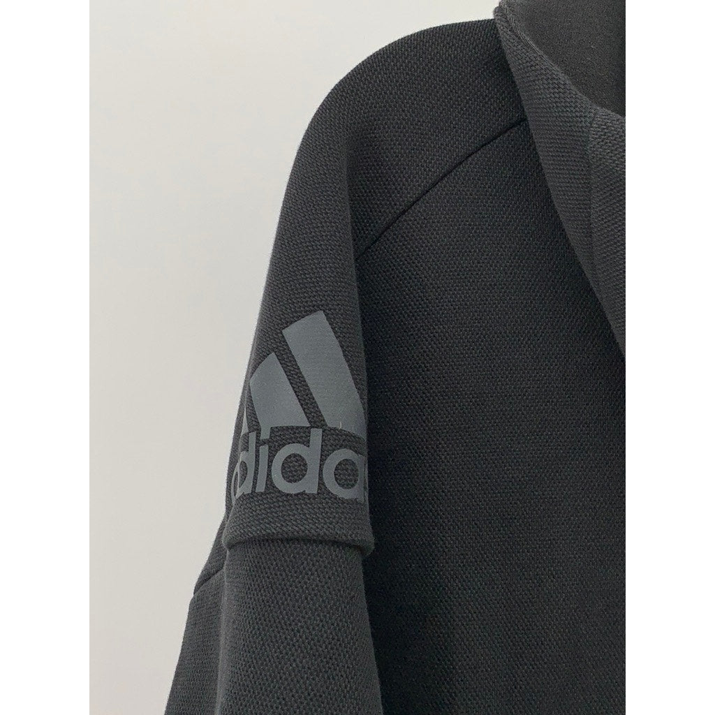 ADIDAS Women's Black Zip-Up Track Active jacket SZ XS