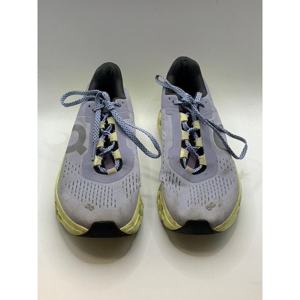 ON Women's Purple-Green Mesh Cloudmonster Sneakers SZ 8
