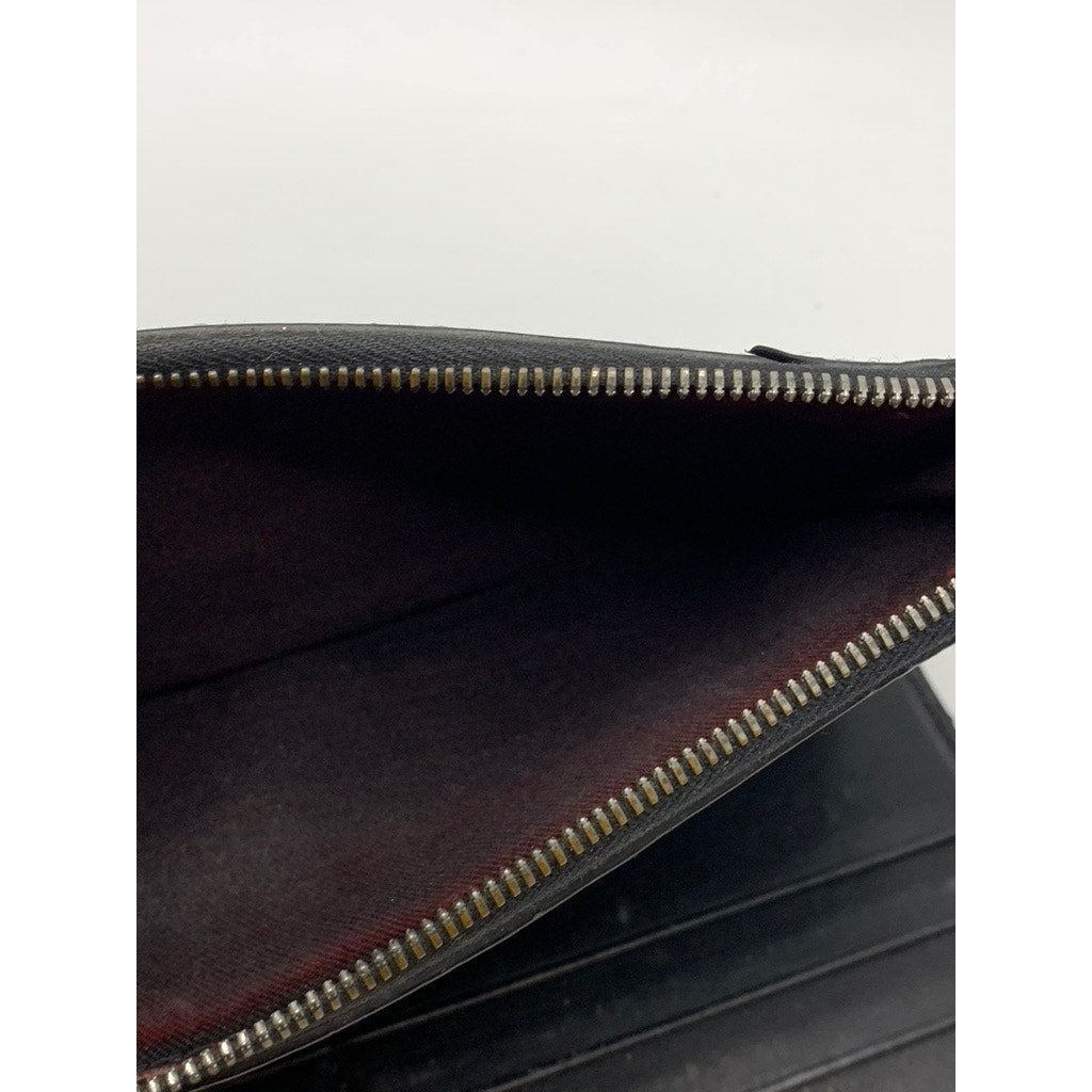 KARA BAGS Women's Black Leather Wallet Bag SZ OS