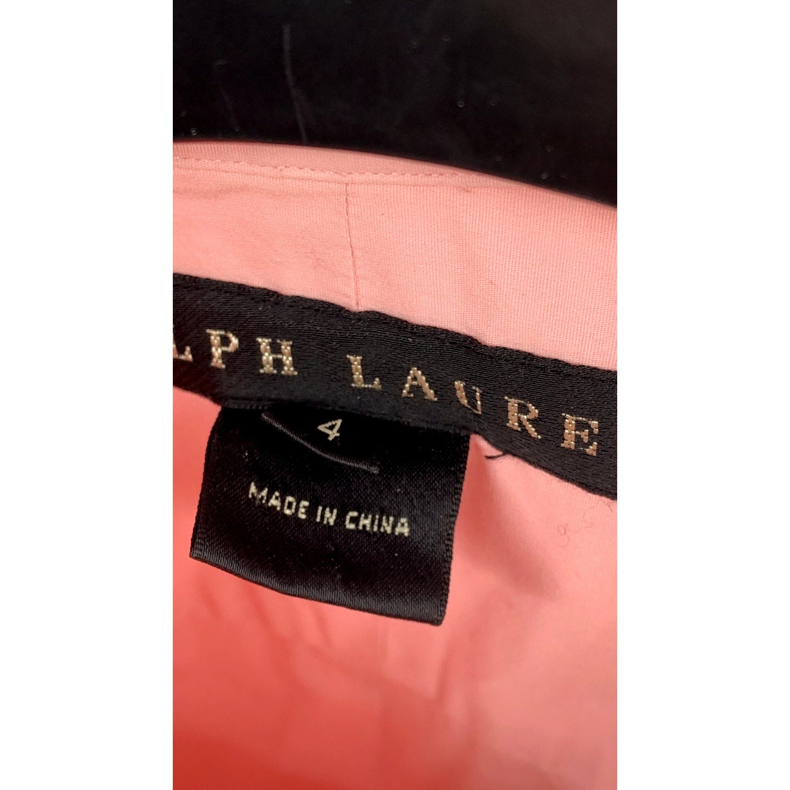 RALPH LAUREN Women's Vintage Pink Regular-Fit Button-Up Long Sleeve Top SZ 4