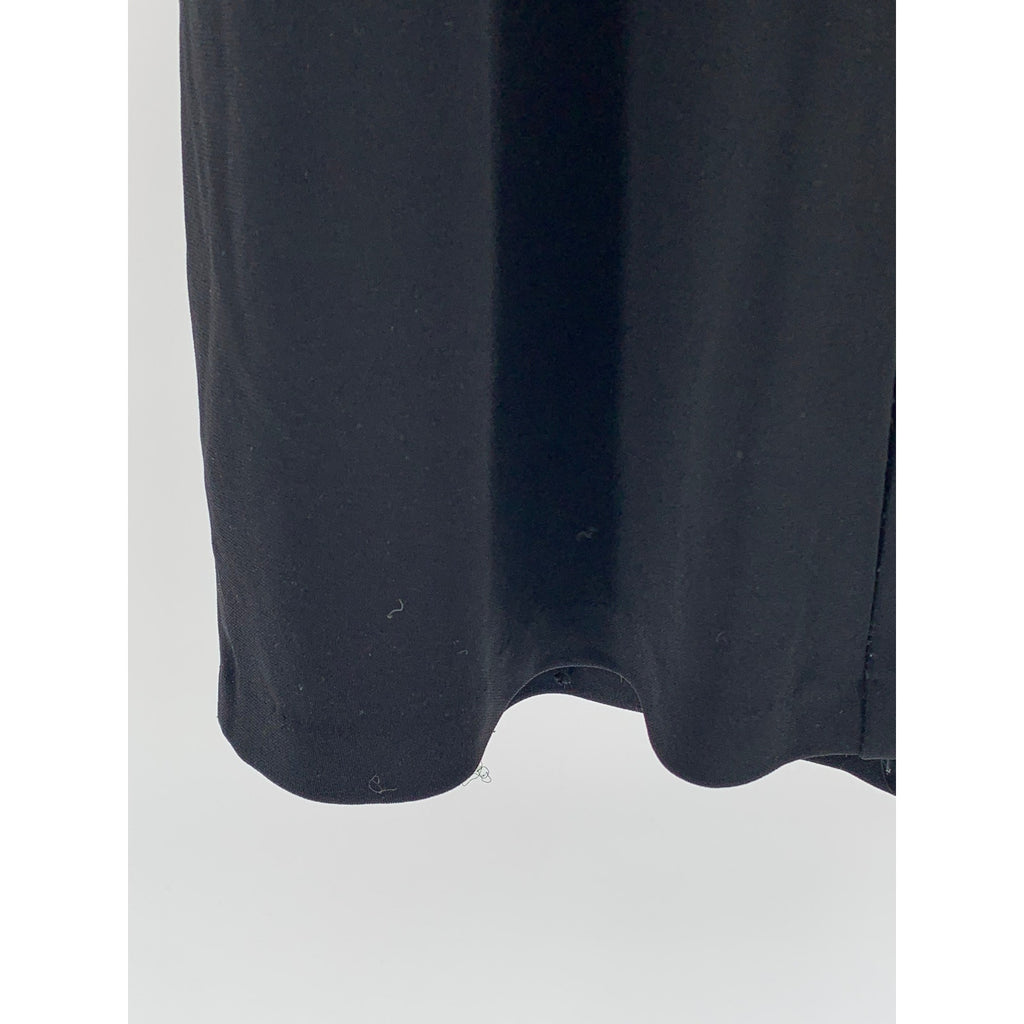 URBAN GIRL Women's Black Stamped Logo Scoop-Neck Spaghetti Strap Mini Dress SZ L