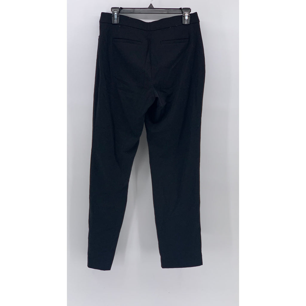 ALFANI Women's Black Solid Mid-Rise Straight-Leg Short Dress Pant SZ 4S