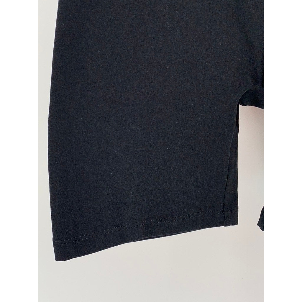GIRLFRIEND COLLECTIVE Women's Black Scoop-Neck Romper SZ XS