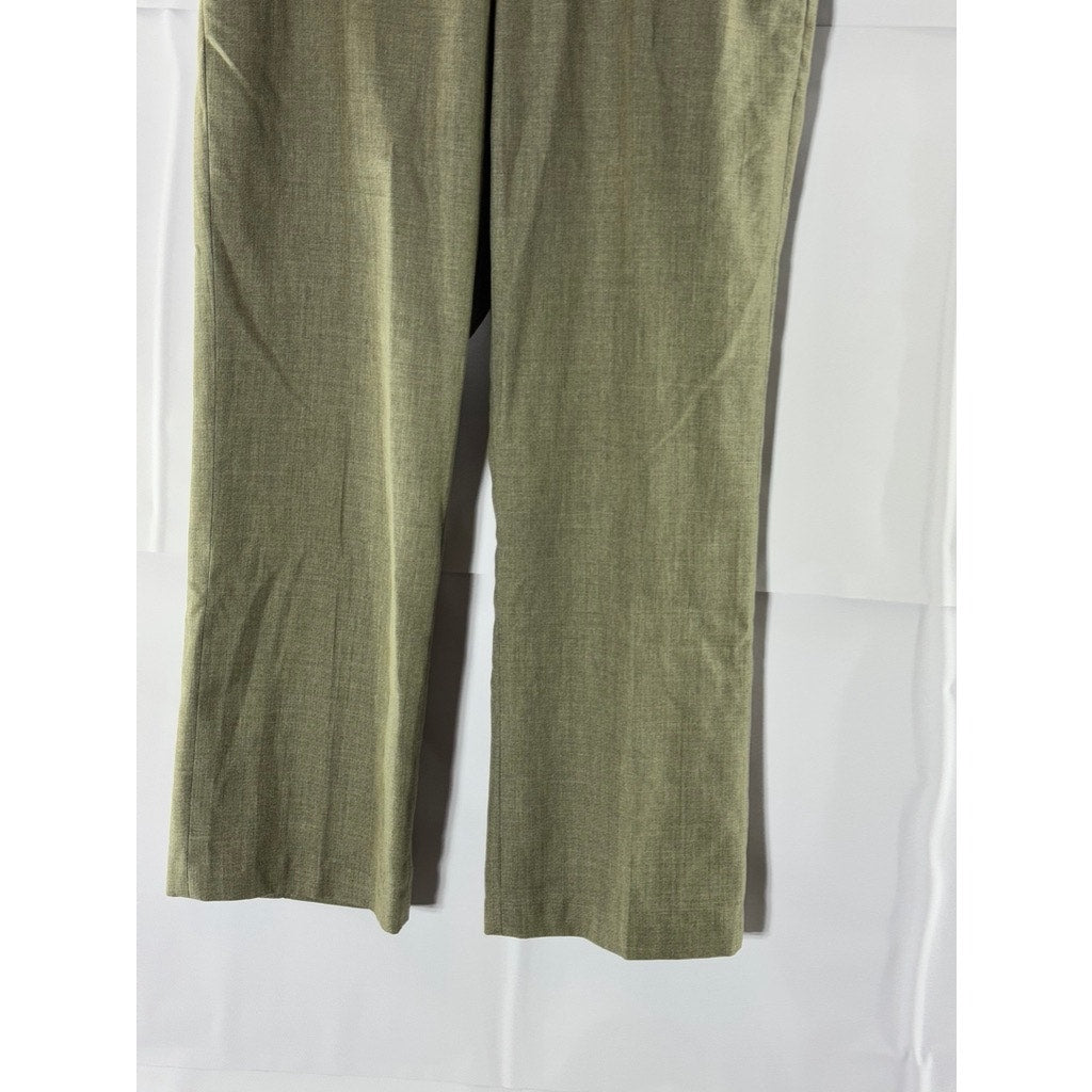 PERRY ELLIS Men's Tan Straight-Leg Flat Front Dress Pants SZ 29X30