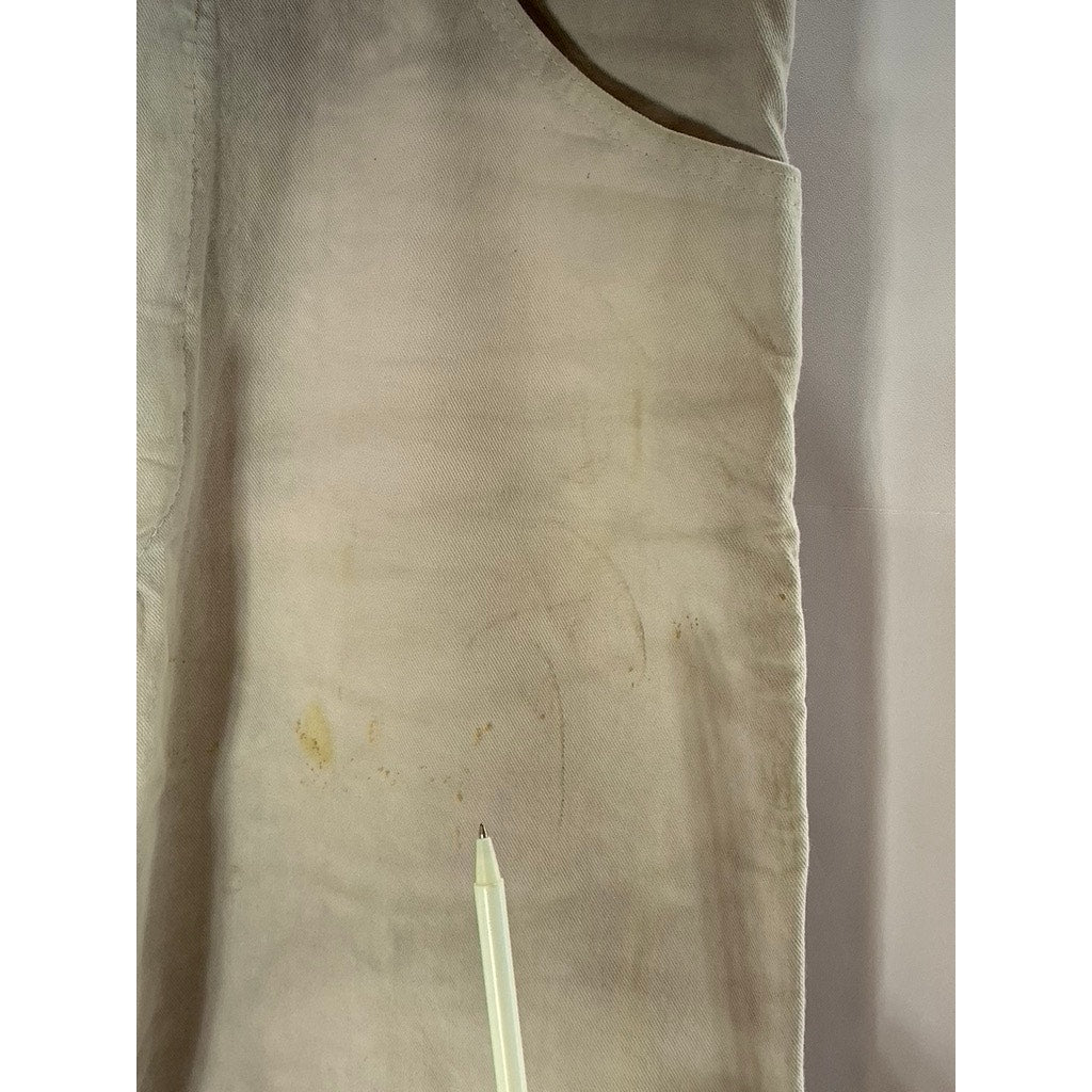 MEN'S Brown Tie-Dye Straight-Leg Denim Five Pocket Jeans SZ 34